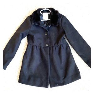 Girl’s Gymboree black dress coat size L (10/12)
